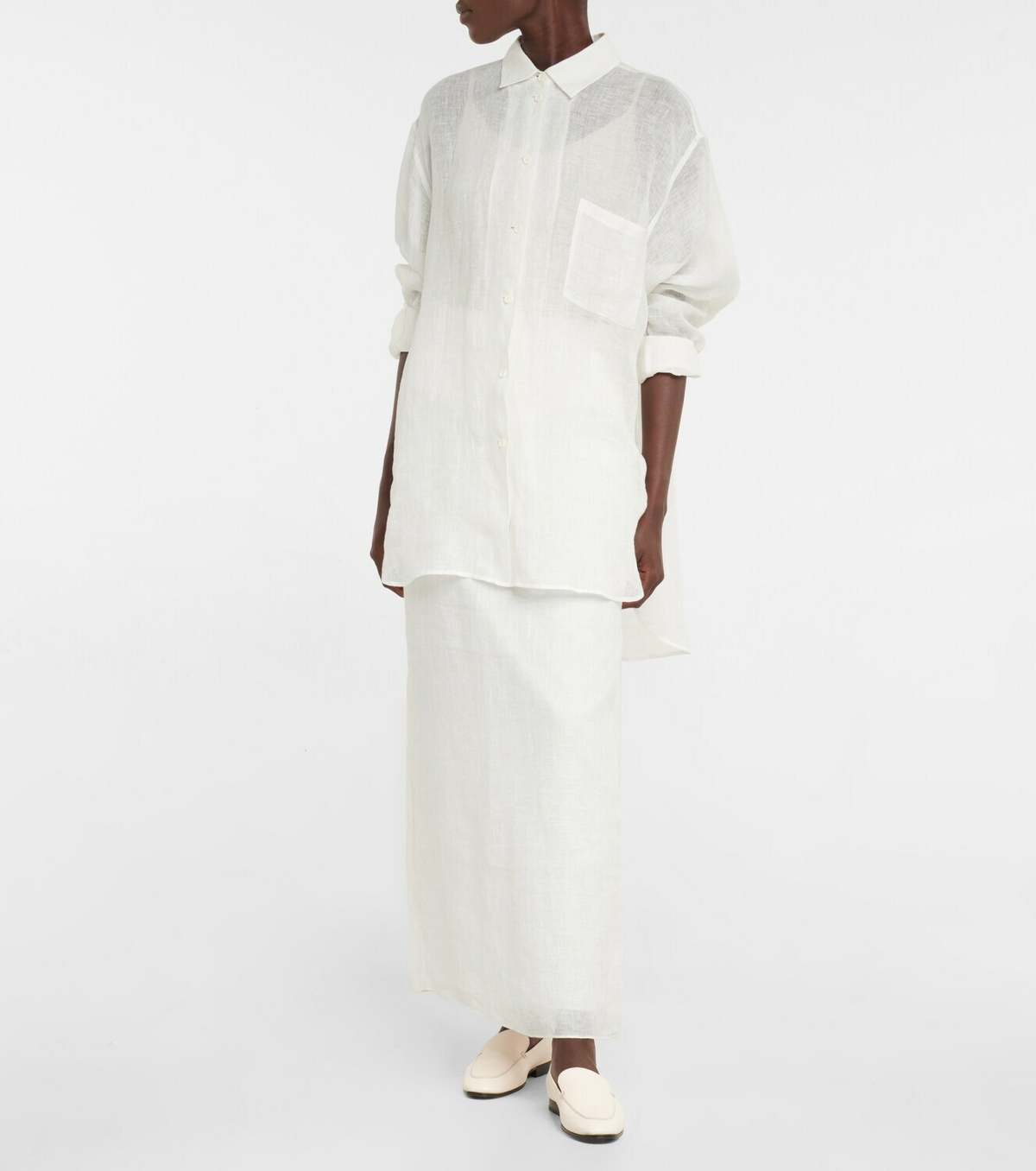 The Row Brant linen shirt The Row