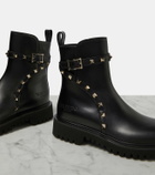 Valentino Garavani Rockstud leather combat boots