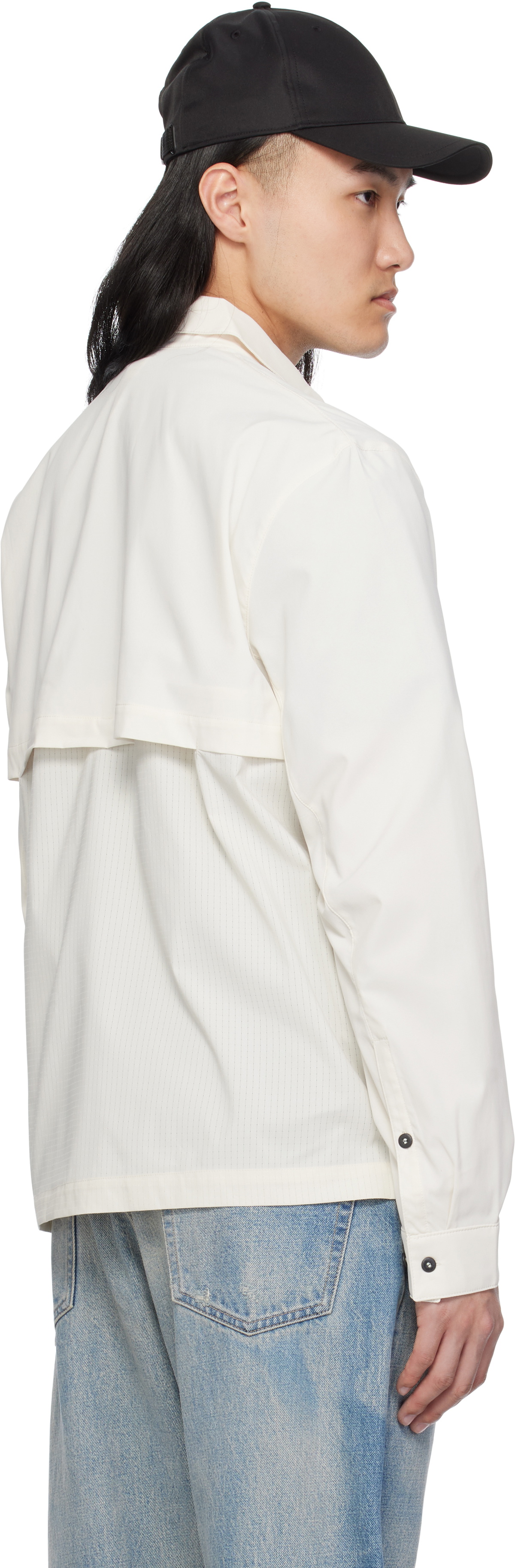 The North Face White Long-Sleeve LIGHTRANGE Shirt