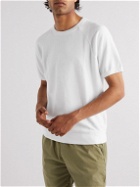 Save Khaki United - Garment-Dyed Organic Cotton-Terry T-Shirt - White
