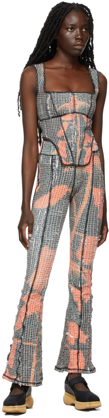 Luna Del Pinal SSENSE Exclusive Rubber Stretch Weave Leggings