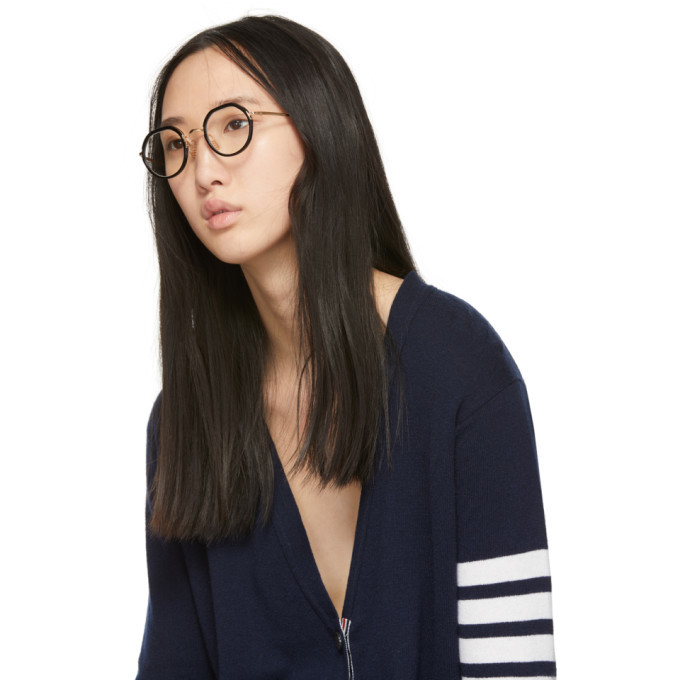 Thom Browne Black and Gold TBX911 Glasses Thom Browne