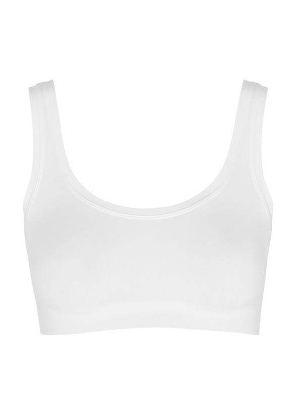 Photo: Hanro Touch Feeling bra top White