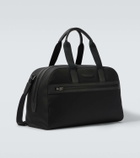 Brioni Leather-trimmed duffel bag