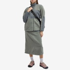 Snow Peak Women's Double Face Fleece Jacket in Grey