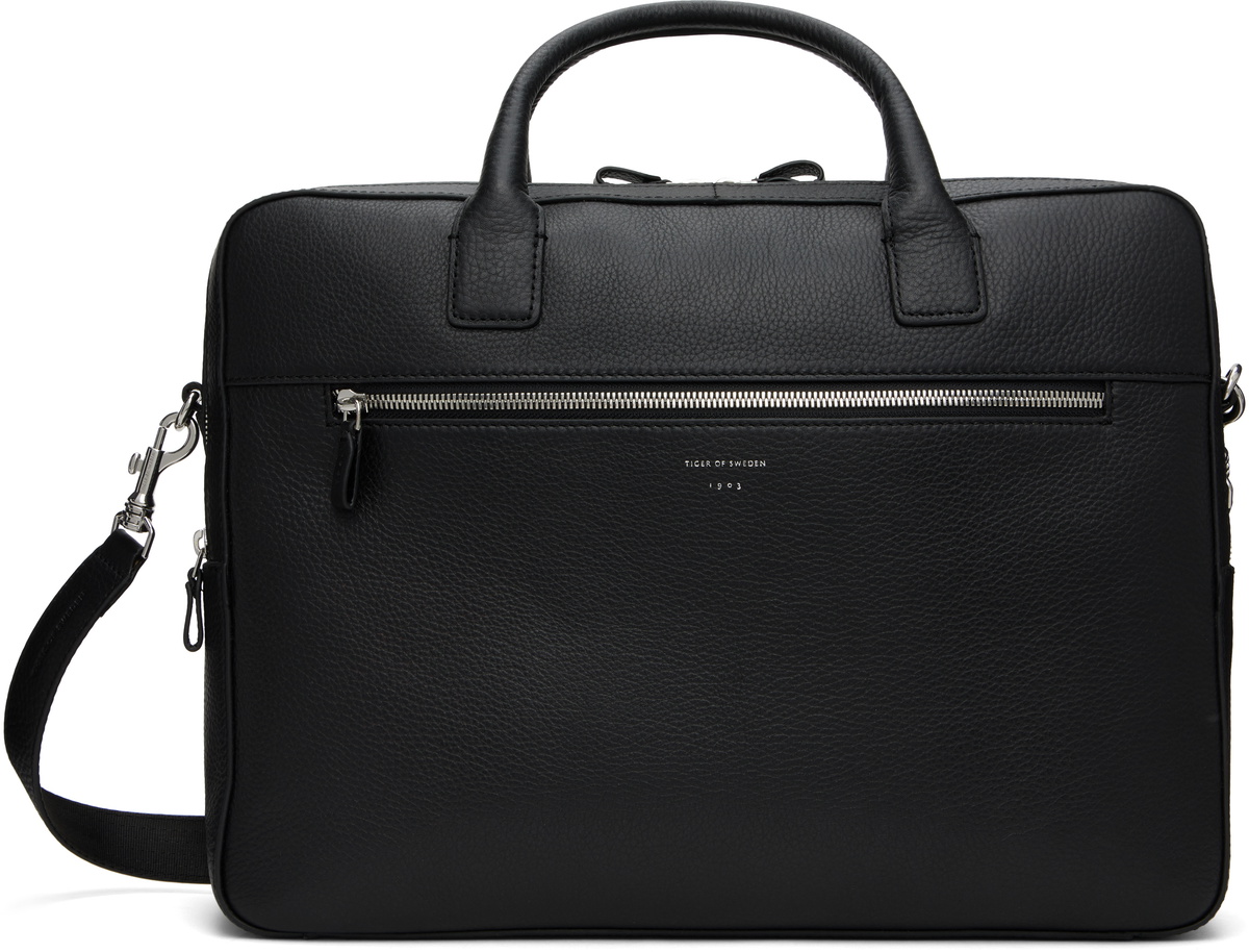 Tiger of Sweden Black Beckholmen Briefcase