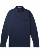 Ralph Lauren Purple label - Cotton-Piqué Polo Shirt - Blue