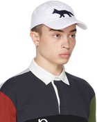 Maison Kitsuné White Fox Five-Panel Cap