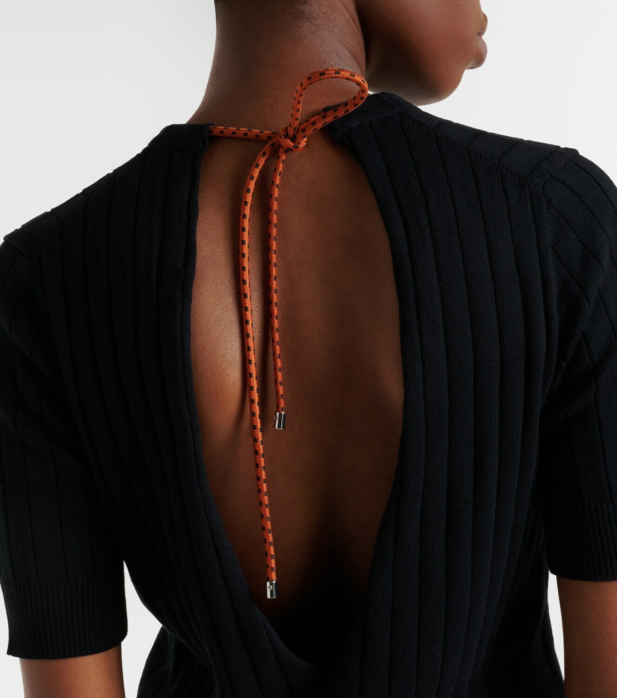 Plan C Ribbed-knit cotton top