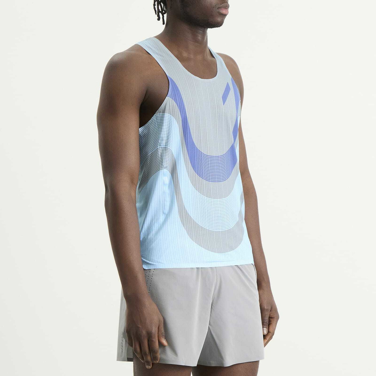 SOAR Men's Race Vest in Blue/Grey/Light Blue