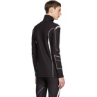 Givenchy Black and White Sporty Zip-Up Top