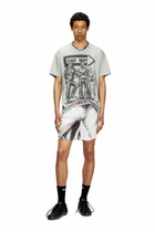 Diesel T-shirt with graphic print - T-Shirts - Unisex - Grey