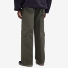 Dries Van Noten Men's Paxford Garment Dyed Cargo Pants in Grey