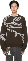 Carne Bollente SSENSE Exclusive Brown Romeo & Julio Sweater