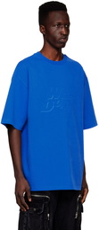 We11done Blue Cotton T-Shirt