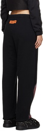 Heron Preston Black Heron Law Flames Lounge Pants