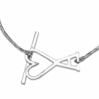 AMI Men's ADC Chain Bracelet in Silver