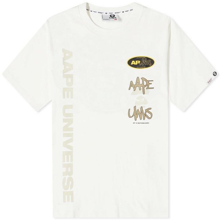 Photo: Men's AAPE Dope T-Shirt in Ivory