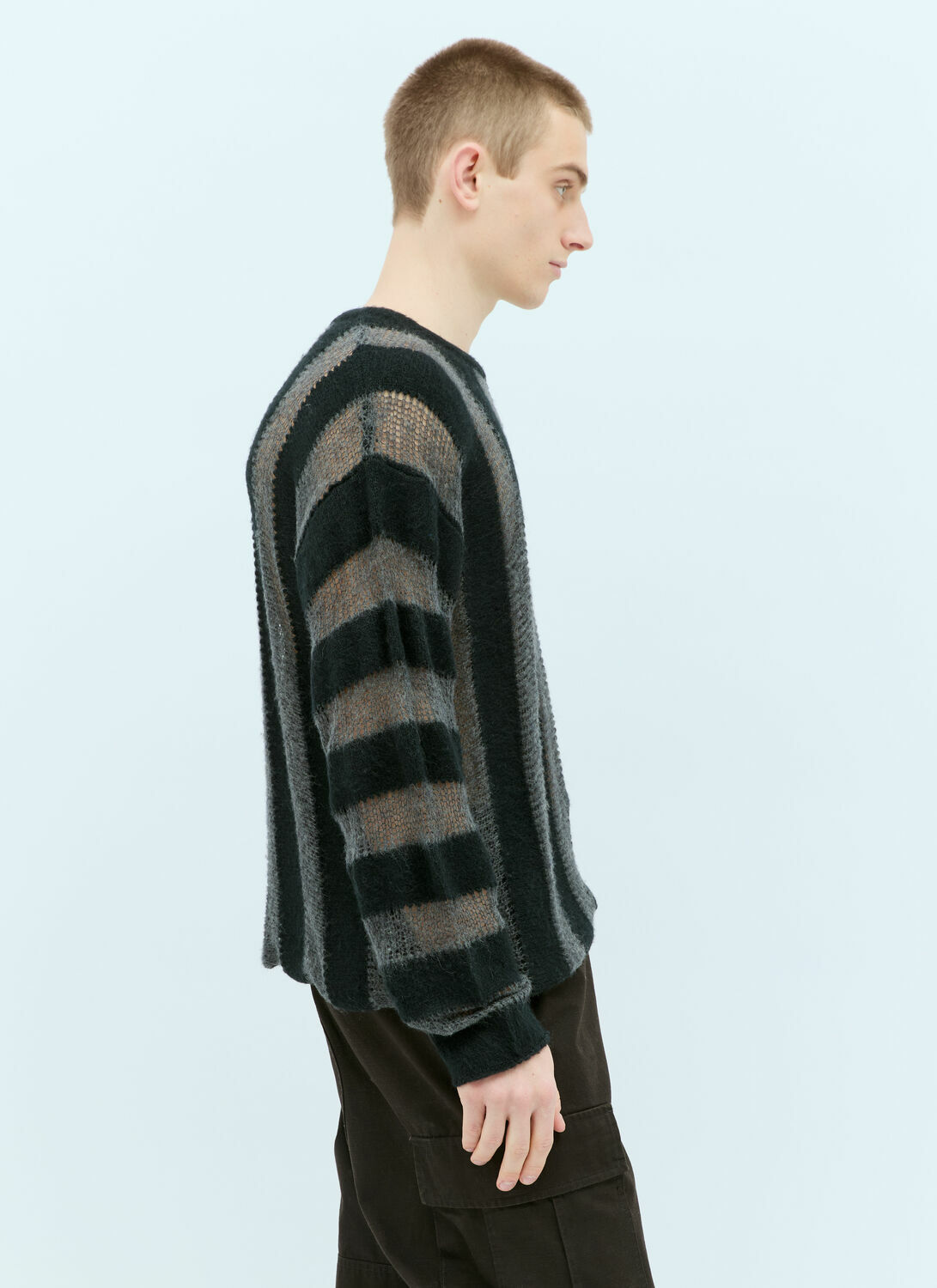 Brain Dead Fuzzy Threadbare Sweater
