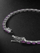 KOLOURS JEWELRY - Creo Blackened Gold Amethyst Tennis Bracelet - Purple