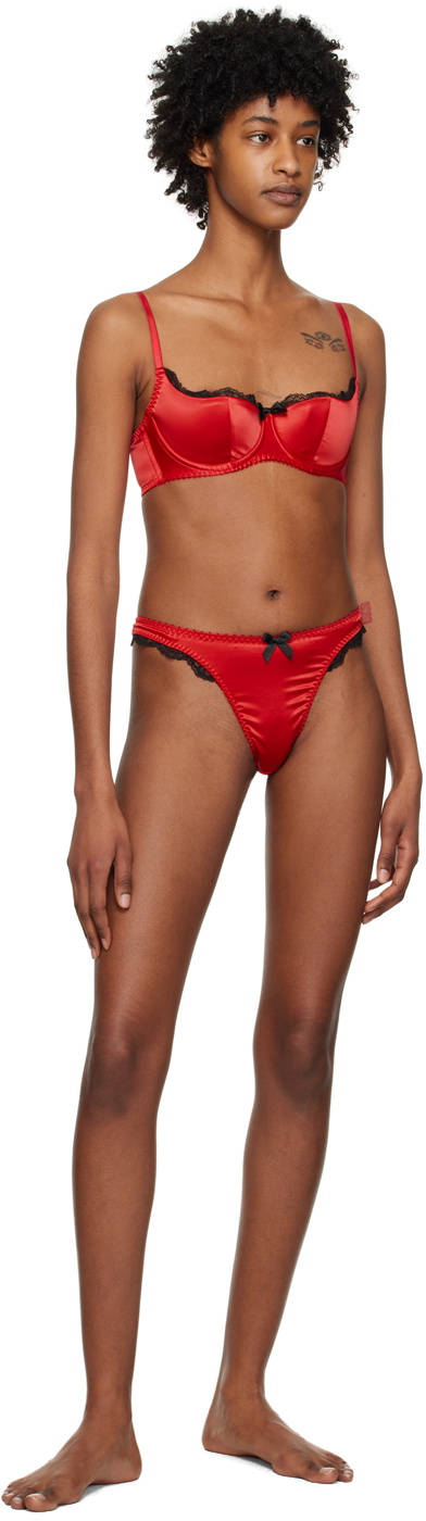 Agent Provocateur Red Sloane Bra