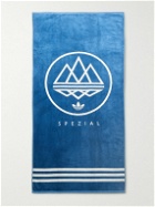 adidas Originals - Striped Logo-Jacquard Cotton-Terry Towel