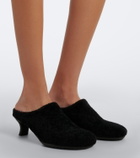Loewe Dive shearling mules