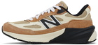 New Balance Brown & Off-White Made in USA 990v6 Sneakers