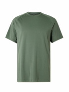 Lululemon - License to Train Striped Stretch Recycled-Jersey T-Shirt - Green
