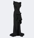 Maticevski Flashpoint ruffled asymmetric gown