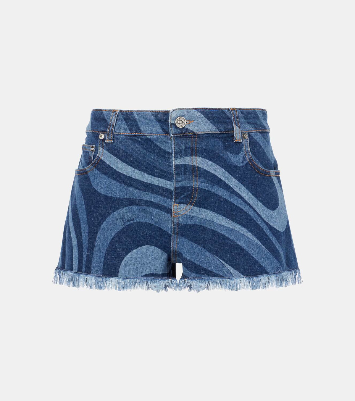 Pucci Marmo denim shorts