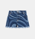 Pucci Marmo denim shorts