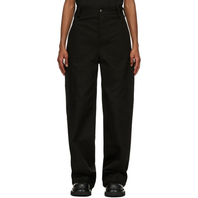 Photo: Bottega Veneta Black Chino Trousers