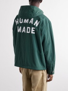 Human Made - Multi-Zip Logo-Detailed Hooded Shell Jacket - Green