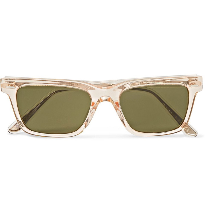Photo: The Row - Oliver Peoples BA CC Square-Frame Acetate Sunglasses - Clear
