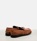 Miu Miu Leather penny loafers