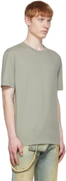 Maison Margiela Green Cotton T-Shirt