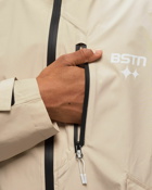 Bstn Brand Shell Rain Coat Beige - Mens - Coats/Shell Jackets