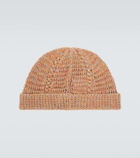 Valentino Garavani VGold linen and cotton beanie