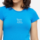 7 Days Active Womans T-Shirt in Indigo Blue