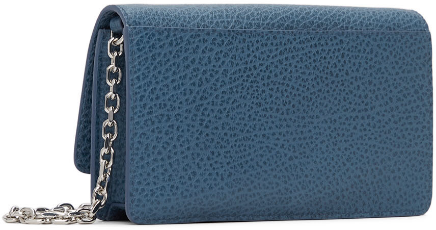 Maison Margiela Blue Large Chain Wallet Bag Maison Margiela