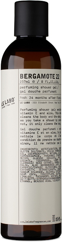 Photo: Le Labo Bergamote 22 Shower Gel, 237 mL