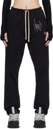 Rick Owens Moncler + Rick Owens Black Jogger Sweatpants