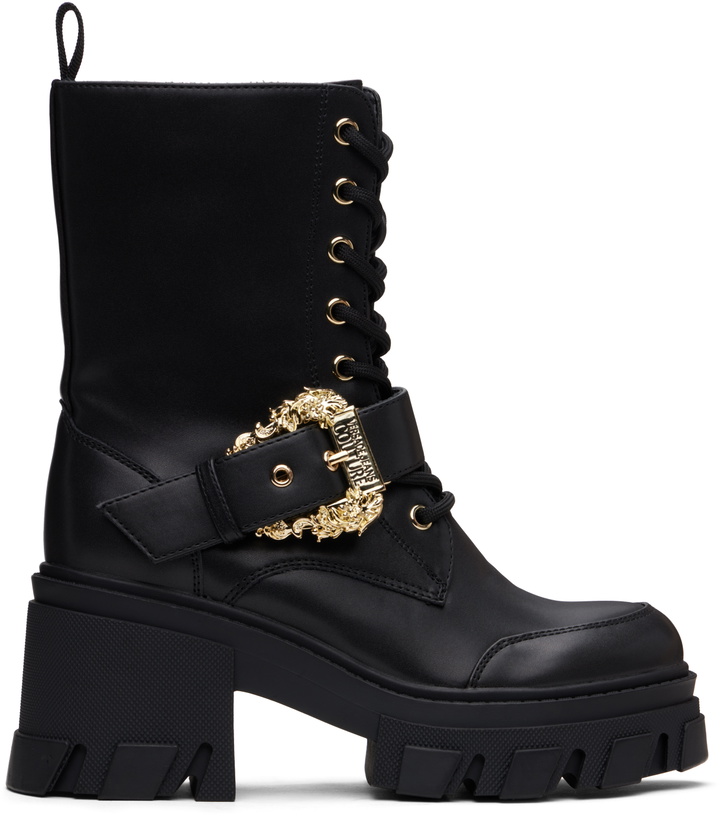Photo: Versace Jeans Couture Black Sophie Ankle Boots