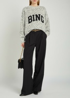 Anine Bing Sydney Logo-appliquéd Knit Jumper Multicoloured