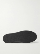 Enfants Riches Déprimés - Sleeper Suede-Trimmed Leather Derby Shoes - Black