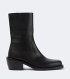 Dries Van Noten Leather ankle boots