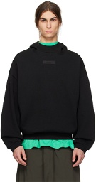 Fear of God ESSENTIALS Black Patch Hoodie