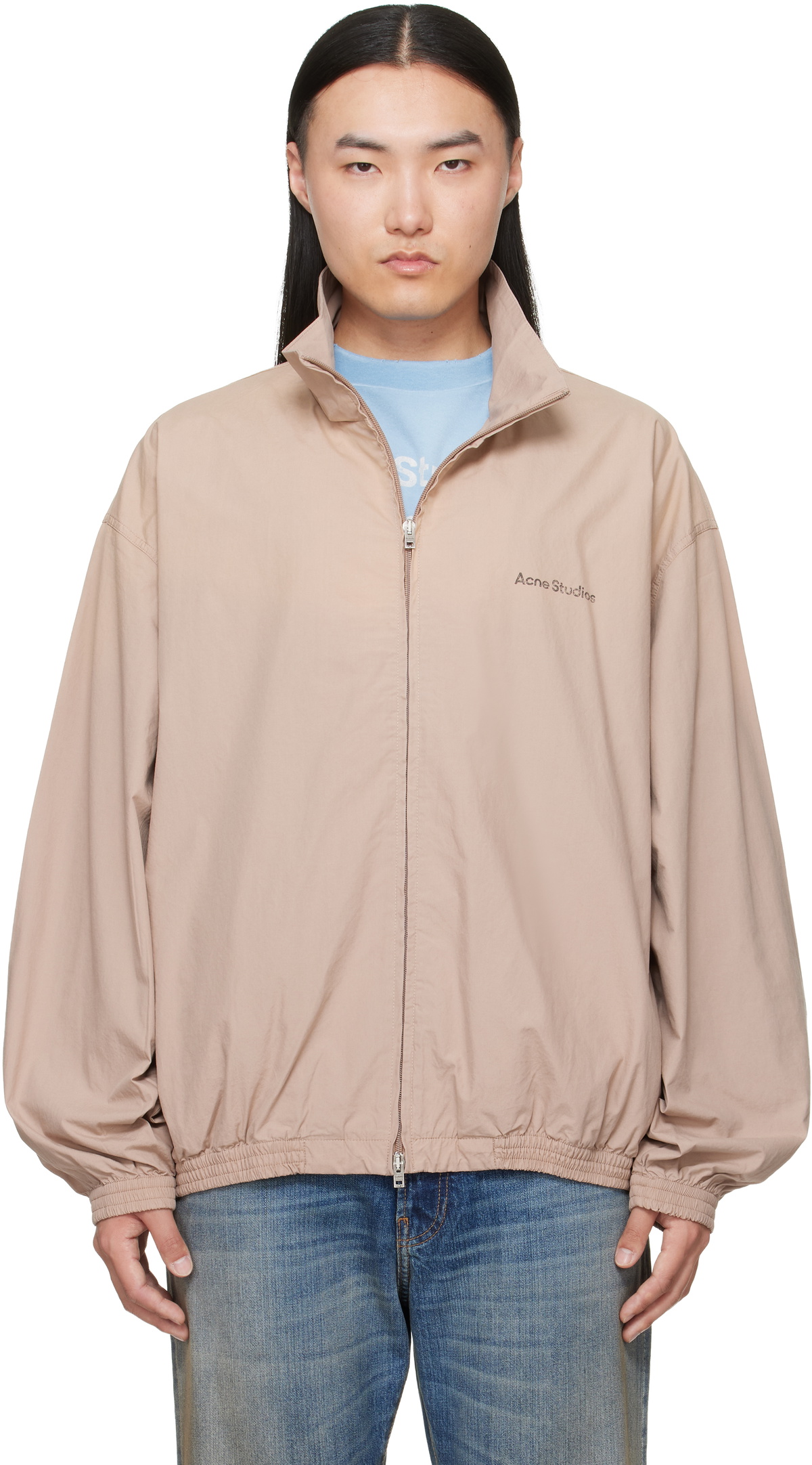 Acne Studios - Ombreyo Fleece-Lined Cotton-Canvas Blouson Jacket