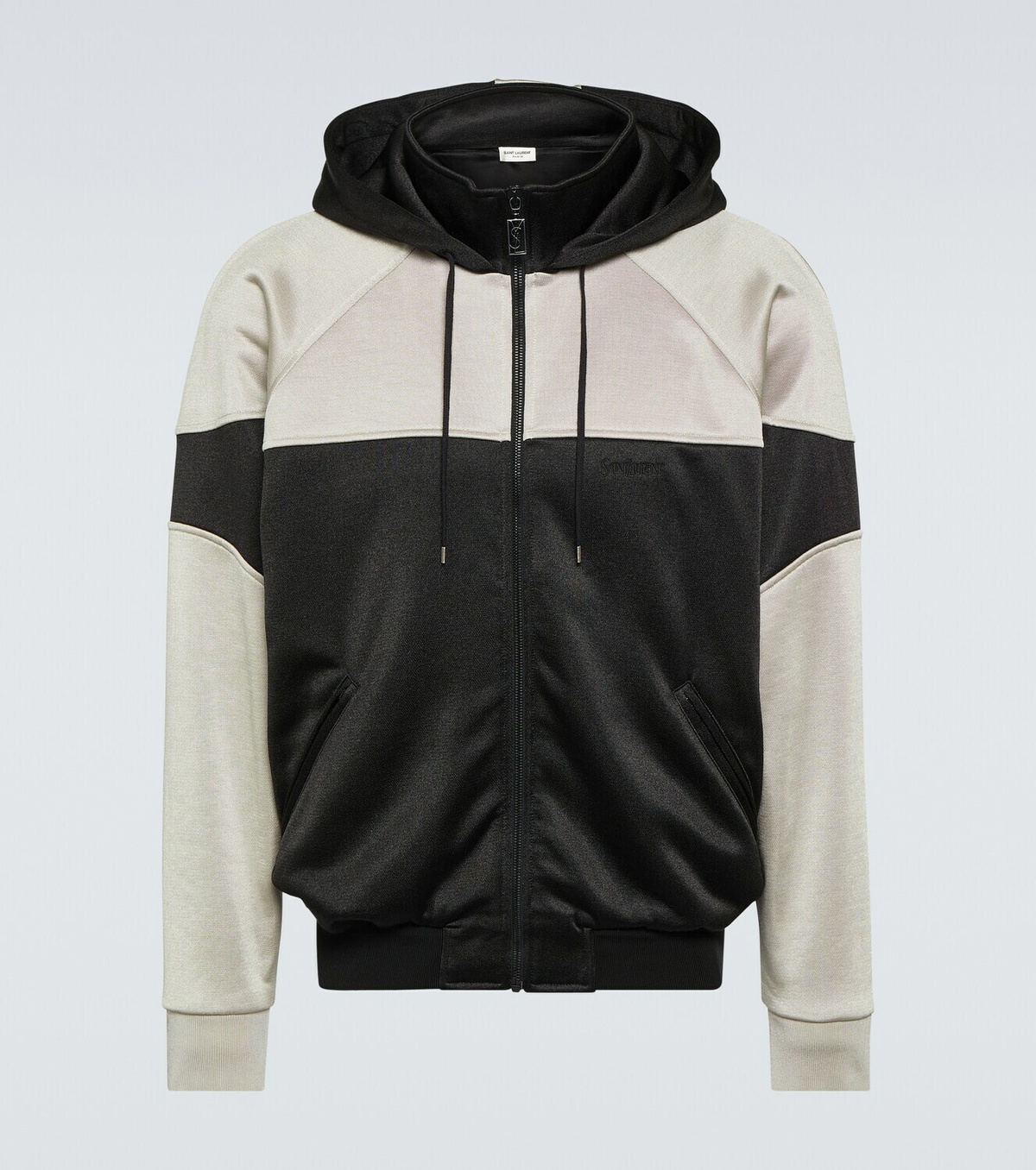 Saint Laurent Two-tone paneled hoodie Saint Laurent